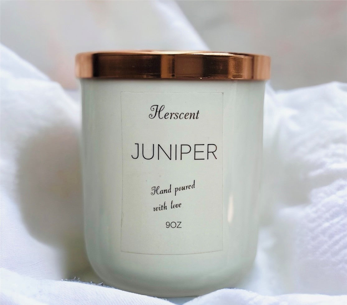 Juniper Scented Candle | Hand-Poured Candle | Herscent